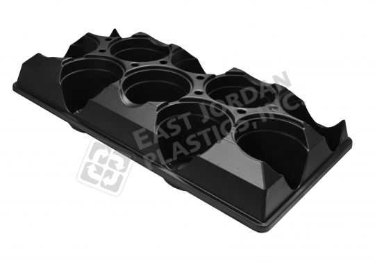 Four And A Half Ten Cell Shuttle Pot Tray Offset